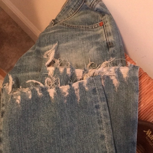 New AG  Anthropologie Jodi Crop high rise flare 27 - Picture 8 of 8